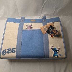 Boxlunch Disney Stitch 626 Alien Cousins Canvas Tote Bag  Exclusive NWT
